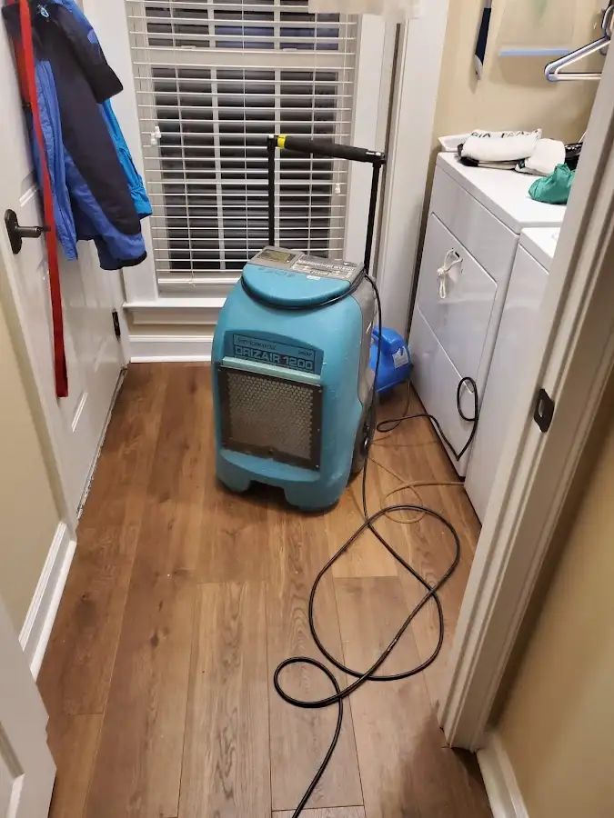 Commercial dehumidifier deployed for Flood Damage Cleanup in New Iberia