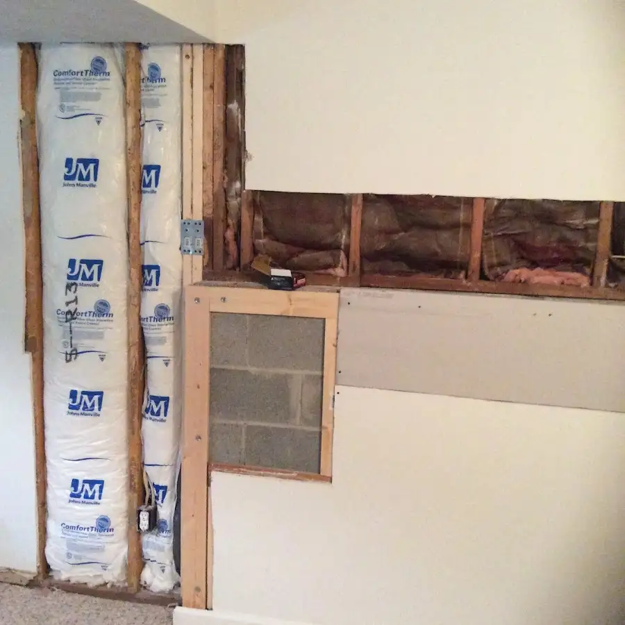 Wall insulation replacement during Odor Removal & Deodorization in New Iberia